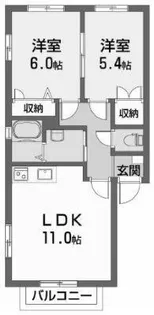 スターヒルズ【2階】の間取り
