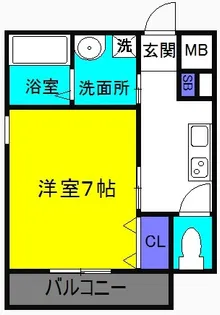 TKアンバーコート堺東【5階】の間取り