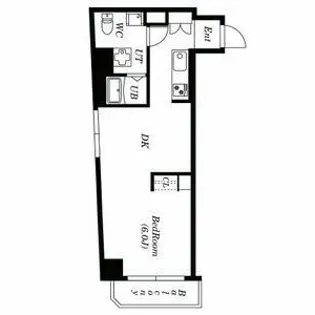 ラウスパレス三軒茶屋【2階】の間取り