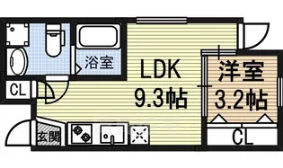 エスカリエ名駅【3階】の間取り