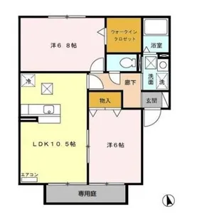 find birdie D【1階】の間取り