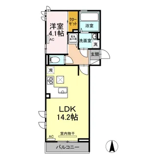 セジュールMC【1階】の間取り