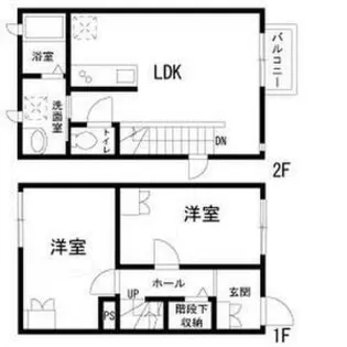ヴァンヴェール【1階】の間取り