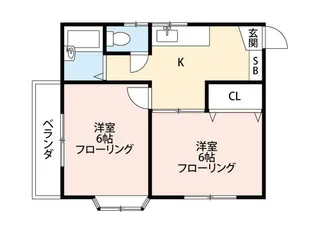 ハイツJ【2階】の間取り