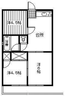 クローバーハウスA【2階】の間取り