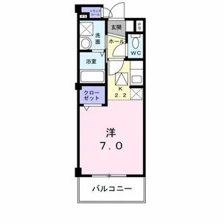 エテルノカーサ東千葉【6階】の間取り