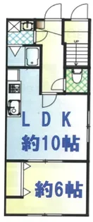 Hermitage S【1階】の間取り