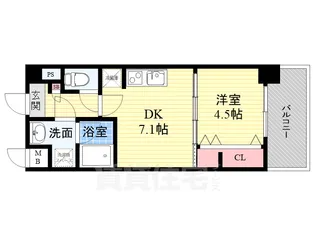 LSC川西【3階】の間取り