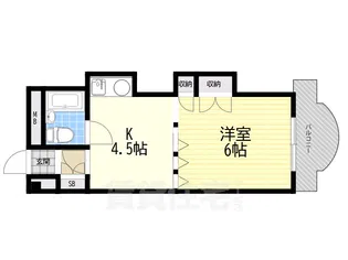 ヴェルデみき【2階】の間取り