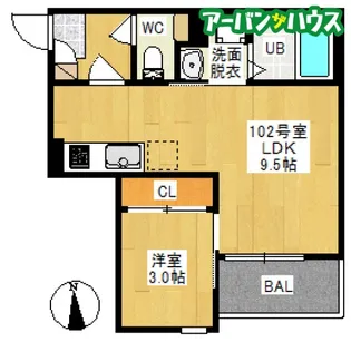 レガリスト N【1階】の間取り