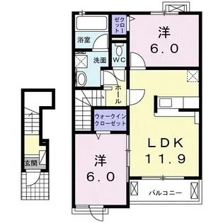 プレシャスNK I【2階】の間取り
