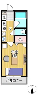 セレーノ並木【8階】の間取り