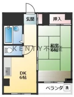 アルカディア大森【3階】の間取り