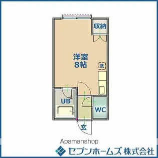 瀬比亜館南5条A棟【1階】の間取り