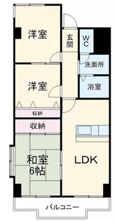 サンケンユーム【1階】の間取り