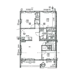 レスポワール E 富木【2階】の間取り
