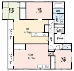 casa de rosa【3階】の間取り