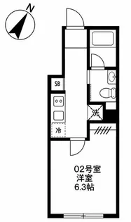 Comfort Yokohama【2階】の間取り