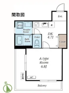 Brick Shinagawa【3階】の間取り