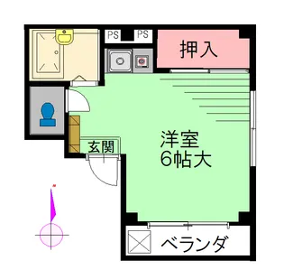 サンライズ92【3階】の間取り