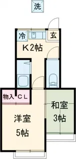 ルル北馬込【2階】の間取り