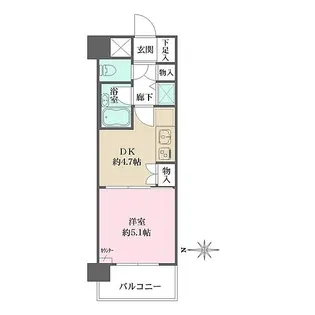 シティスクエア恵比寿【12階】の間取り