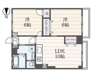 三竹マンション【3階】の間取り