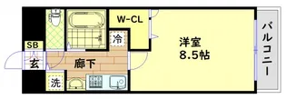 KAISEI本町通【6階】の間取り