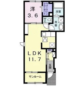 プランドール【1階】の間取り