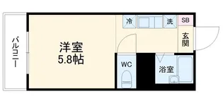 ベルハイム東戸塚【2階】の間取り