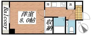 ロリエタワー川崎【8階】の間取り