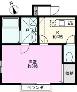 サンライトヒルズ【2階】の間取り