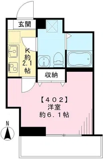 pinvillage大井町【4階】の間取り