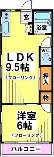 ニューコマコーポ(再契約型)【2階】の間取り