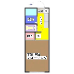 葉月荘【2階】の間取り