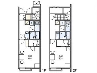 レオネクストPASSOII【1階】の間取り