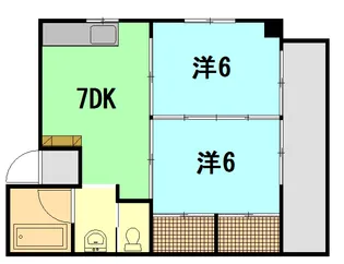 森重ビル【3階】の間取り