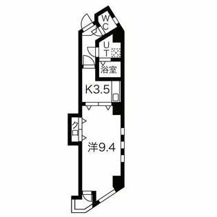 グランデ城西【7階】の間取り