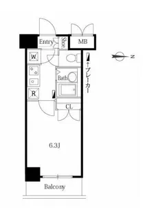 LaSante広尾 ラサンテ広尾【4階】の間取り