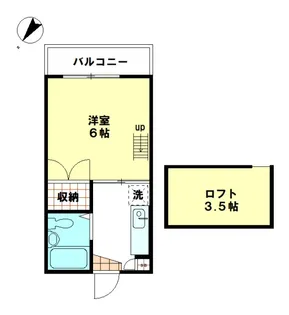 エイトハイツ【2階】の間取り