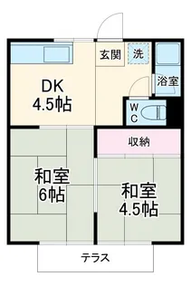 ハイツ中島【2階】の間取り