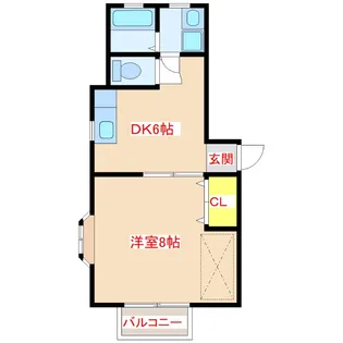キャッスルヒル【2階】の間取り