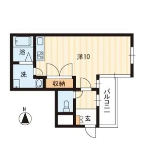 プティ・ハイム本町【3階】の間取り