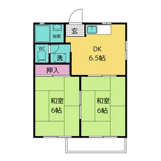 ファミーユカタセ C【2階】の間取り