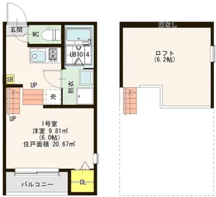 アバンテ【1階】の間取り