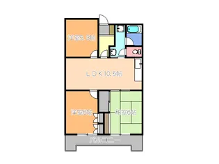 753マンション【4階】の間取り