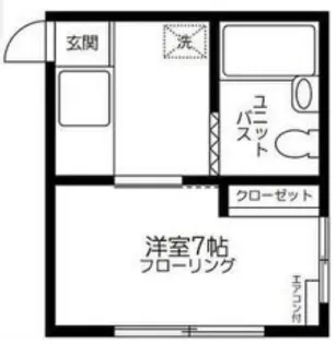 コーポ秀【2階】の間取り