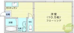 グランデュールユカ【1階】の間取り