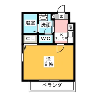 マーブルワン【3階】の間取り