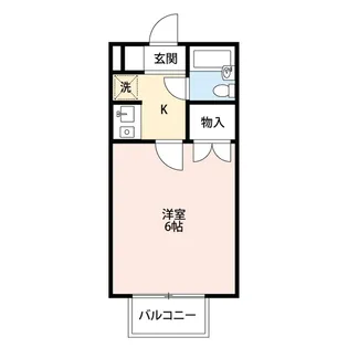コーポ国里【2階】の間取り